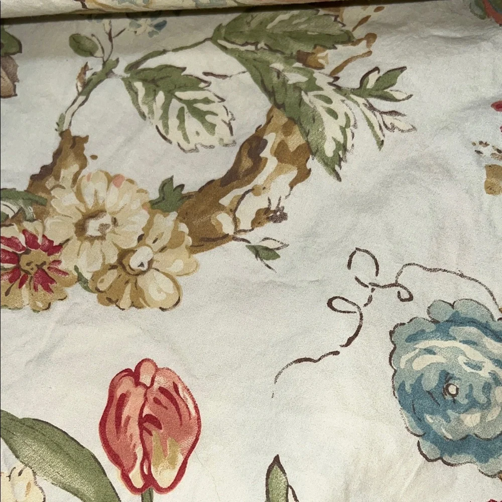 Pottery Barn Floral Duvet Katherine Botanical Cover Set - Full/Queen 2 shams set - Picture 10 of 12